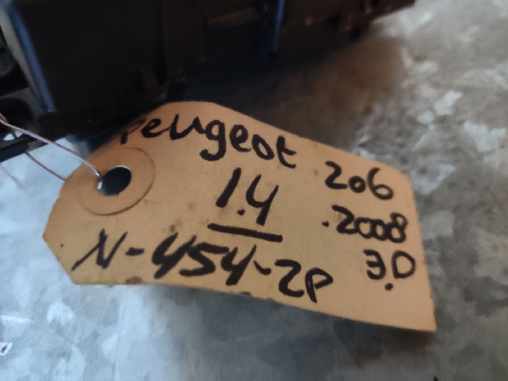 Zekeringkast van een Peugeot