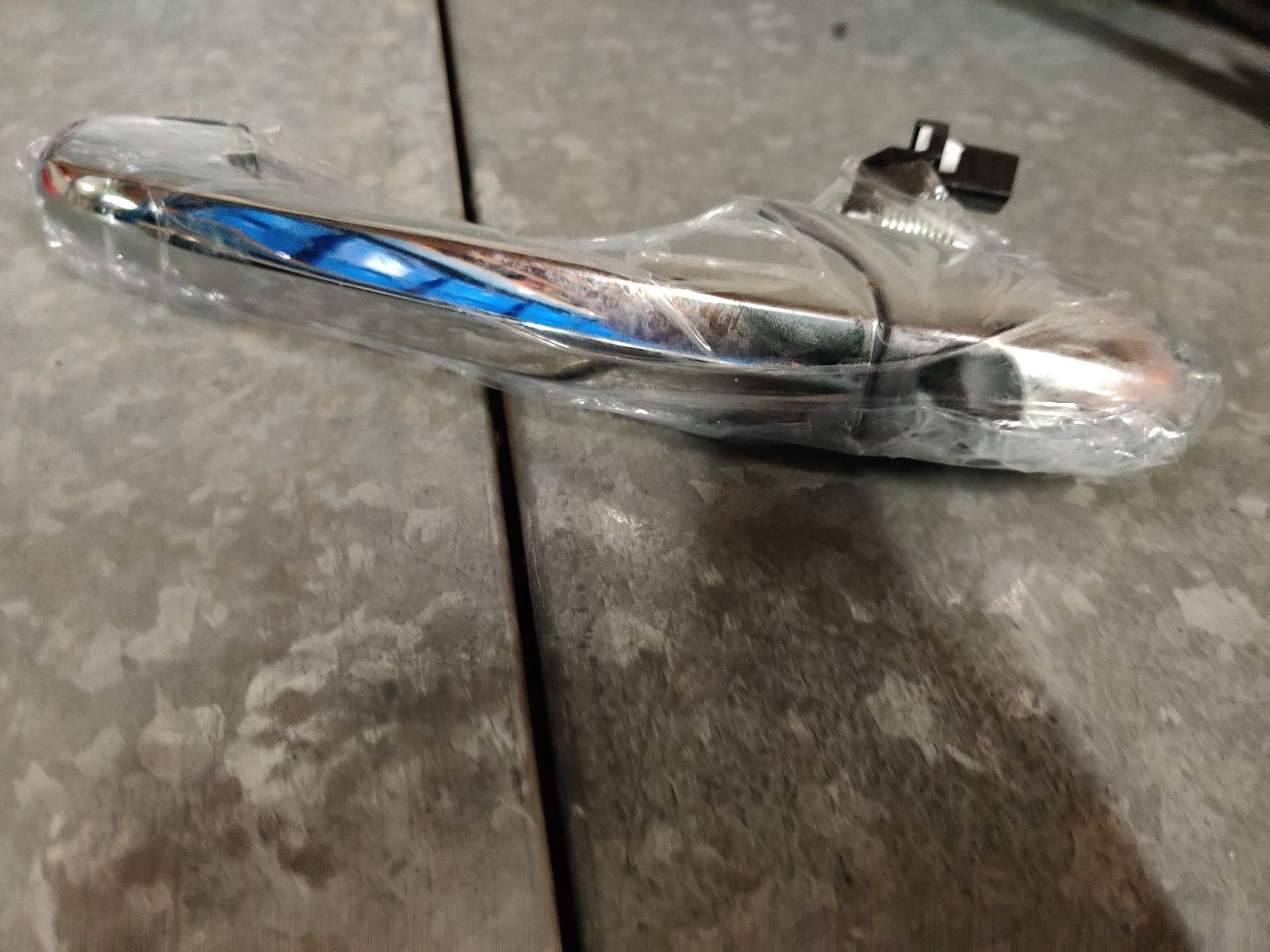 Fiat 500 linker deurklink buitenkant auto van chroom, nieuw!