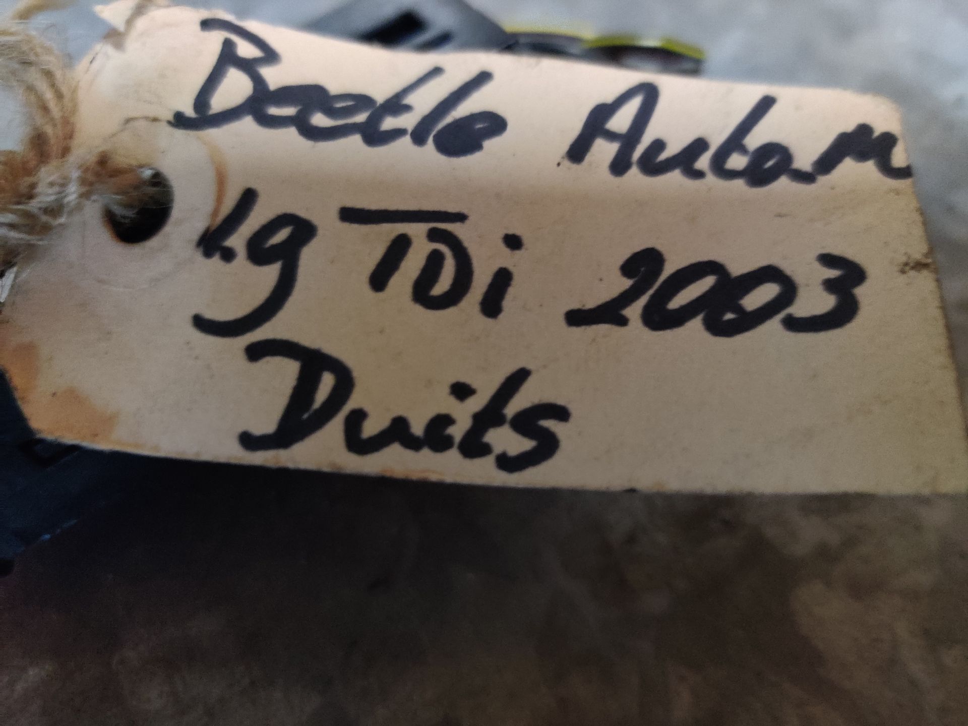 VW Beetle alarmlicht schakelaar uit 2003 van een 1.9 TDi.