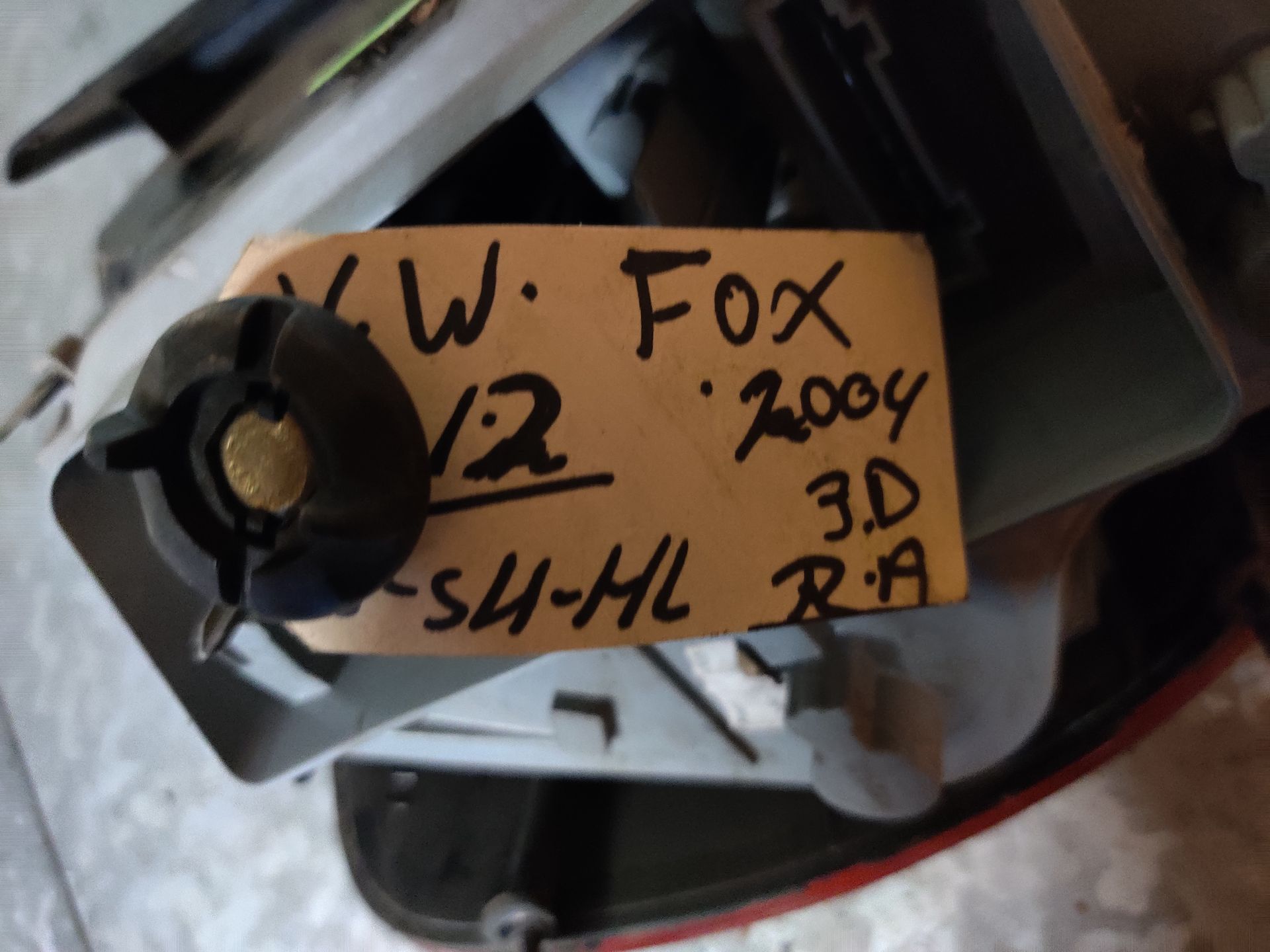 VW Fox rechter achterlicht uit 2004.