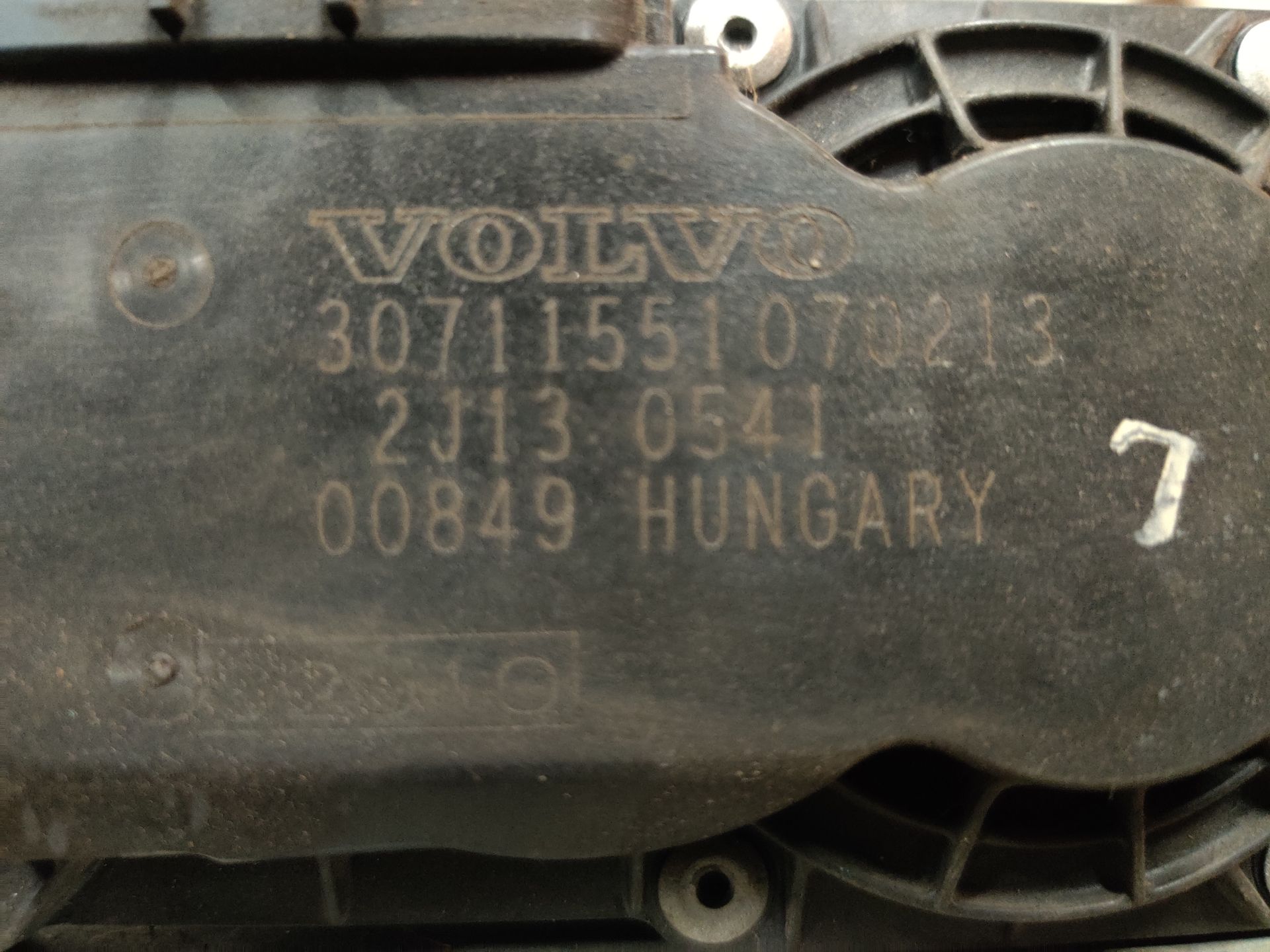 Volvo V70 gasklephuis van een 2.4 uit 2007.