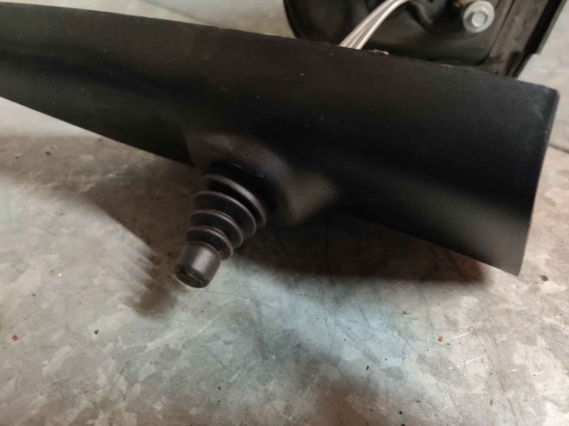 Fiat Panda rechter spiegel met van binnenuit verstelbare mogelijkheid uit 2012.