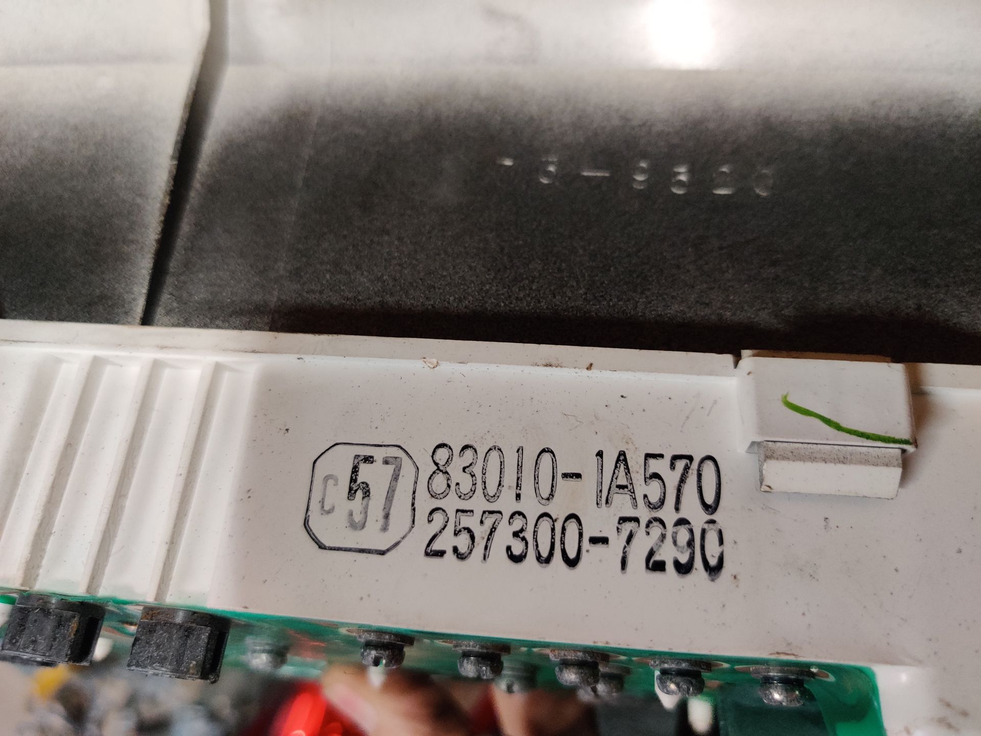 Toyota Corolla kilometerteller uit 1985, gebruikt en goed.