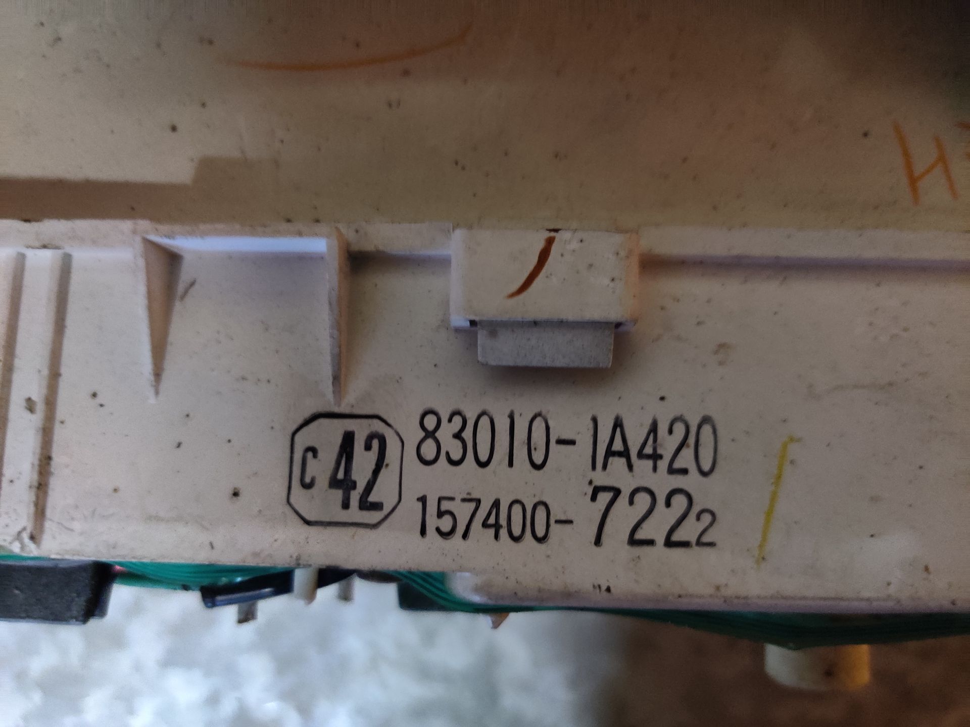 Toyota Corolla kilometerteller uit 1985, gebruikt artikel.