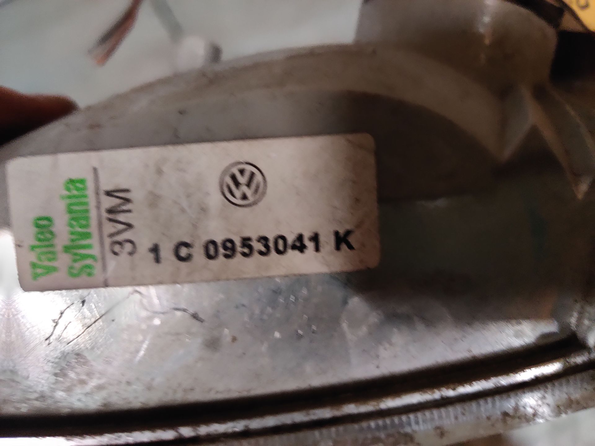 VW New Beetle linker knipperlicht uit 2001.