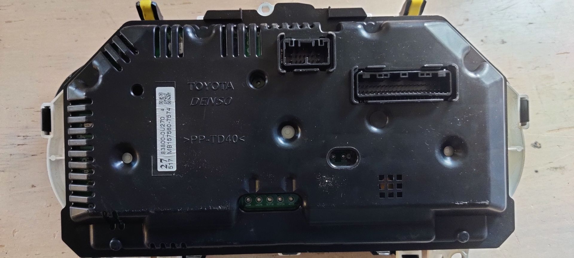 Toyota Yaris dashboard 2017.