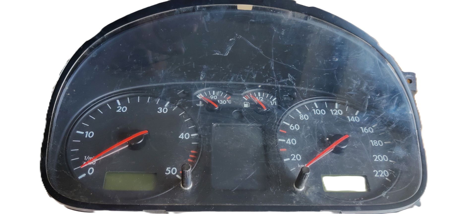 Volkswagen Transporter 1.9 TDi dashboard.