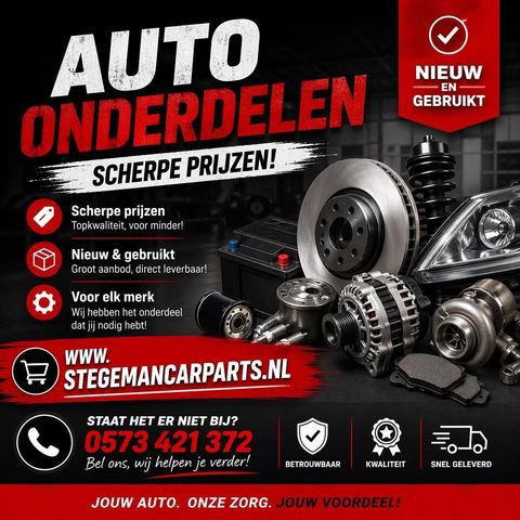 Stegeman Auto onderdelen met scherpe prijzen, nieuw en gebruikt voor elk merk auto.