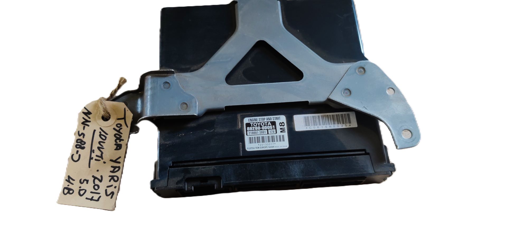 Toyota Yaris start stop regelunit 2017.