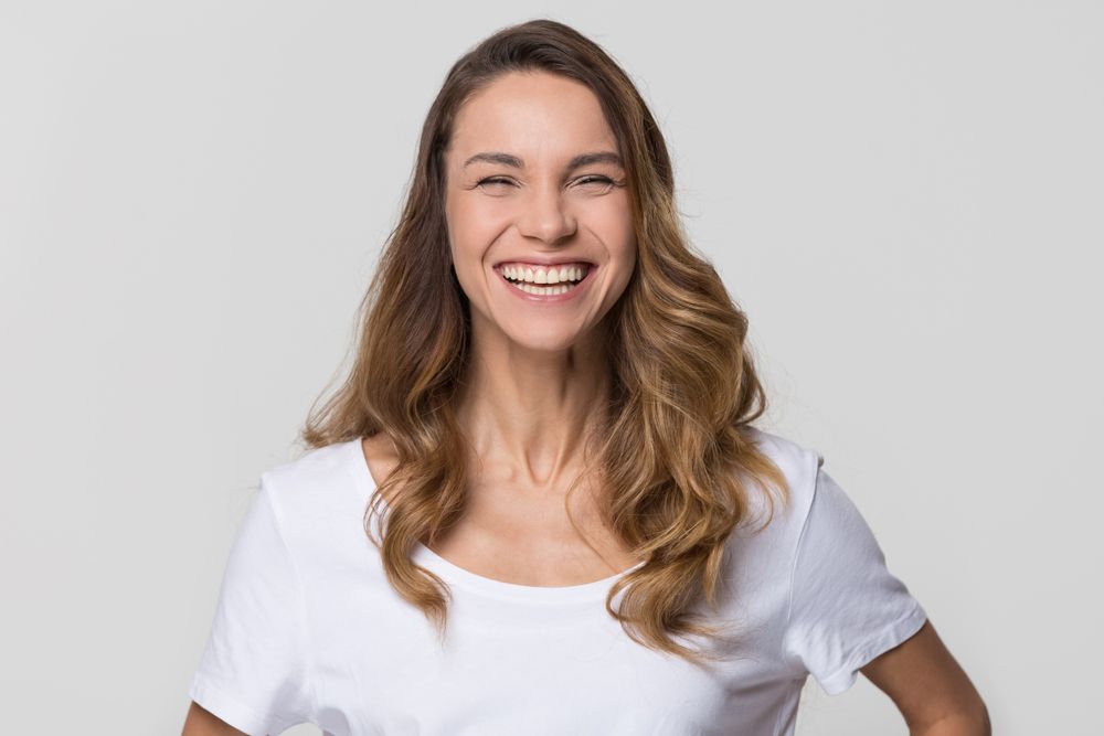 Young Woman With Healthy Teeth & Gums