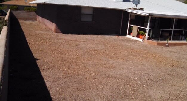 Finished Cleaning Yard — Alamogordo, NM — David's Landscaping Design LLC