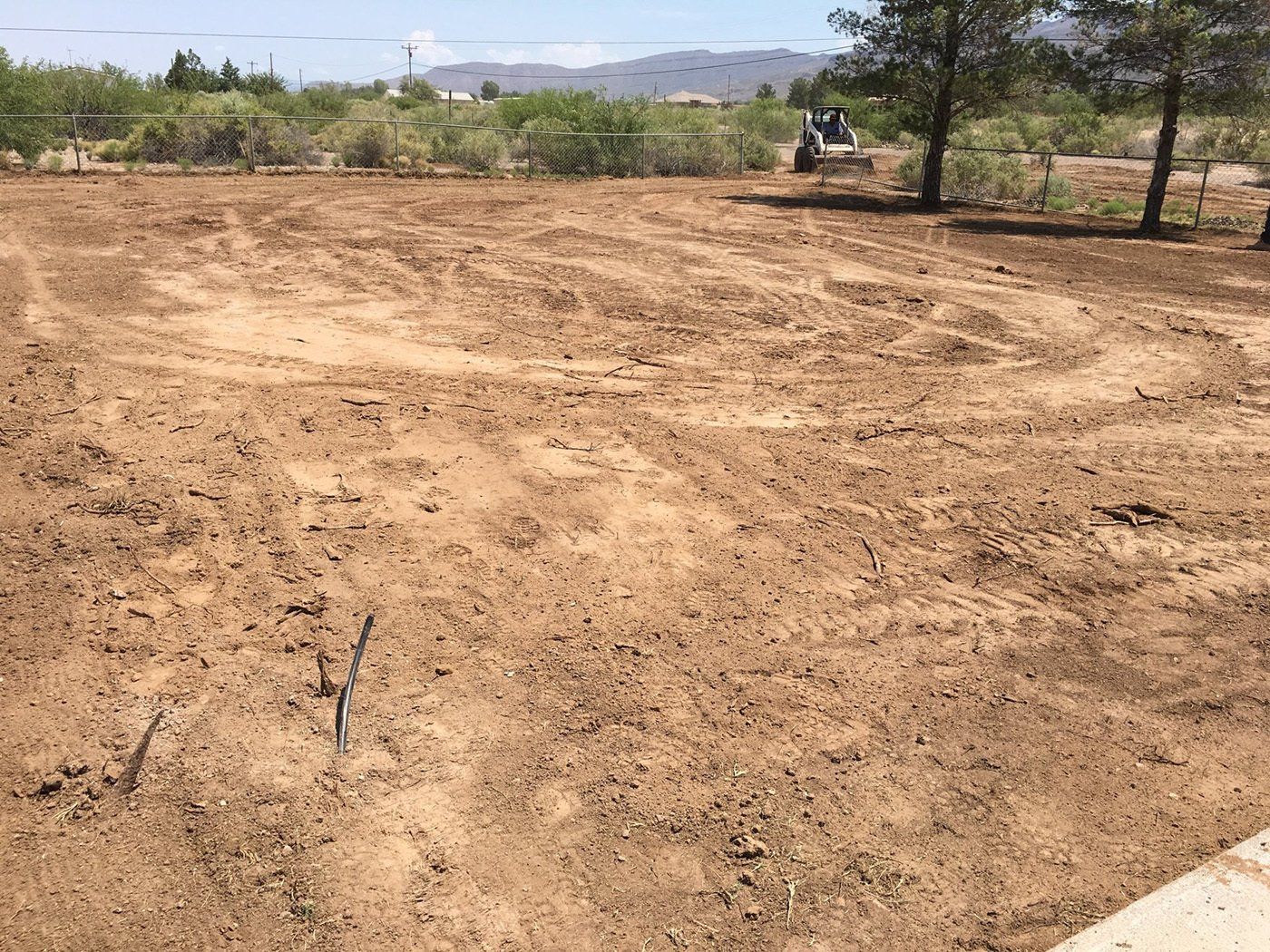 Before Paving Project — Alamogordo, NM — David's Landscaping Design LLC