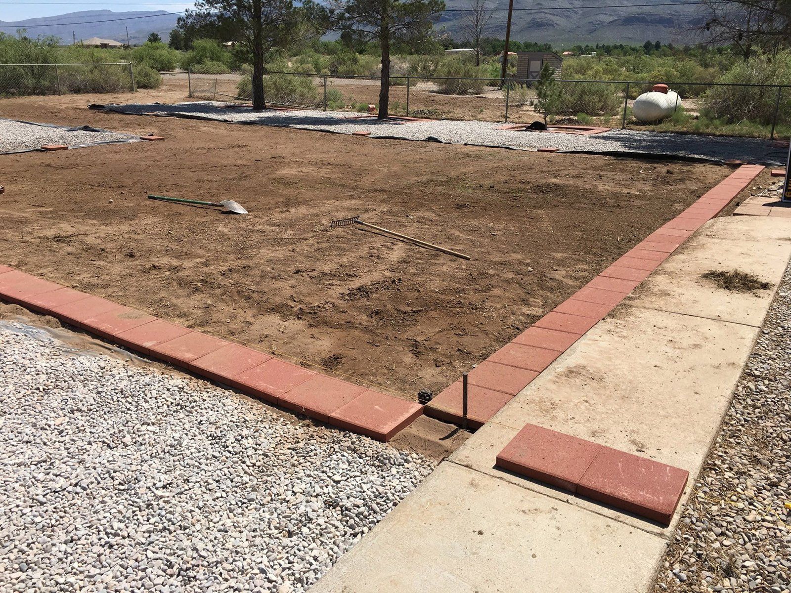 Ongoing Paving Project — Alamogordo, NM — David's Landscaping Design LLC
