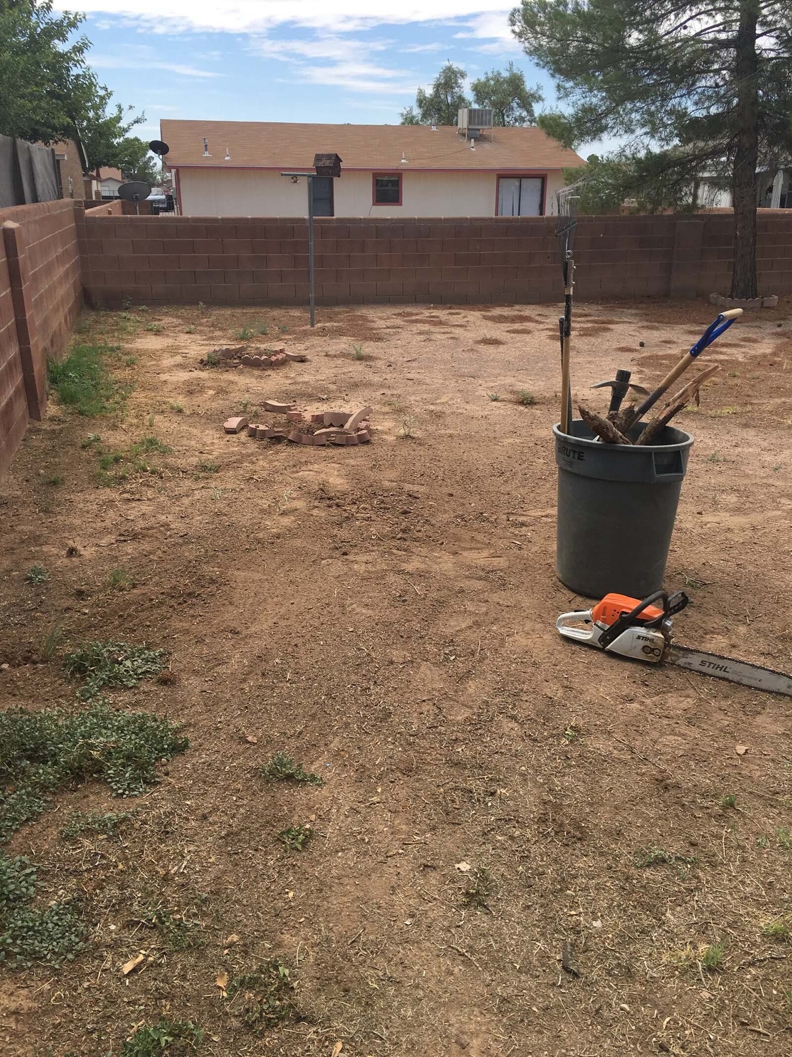 Start Working on Landscaping — Alamogordo, NM — David's Landscaping Design LLC