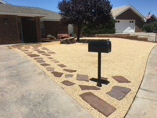 After House Land Mail Box Cleaning — Alamogordo, NM — David's Landscaping Design LLC