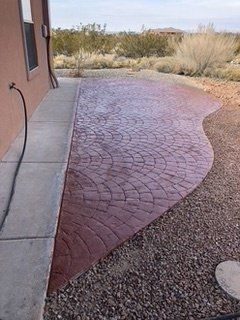 After Garden Tiles Installation — Alamogordo, NM — David's Landscaping Design LLC