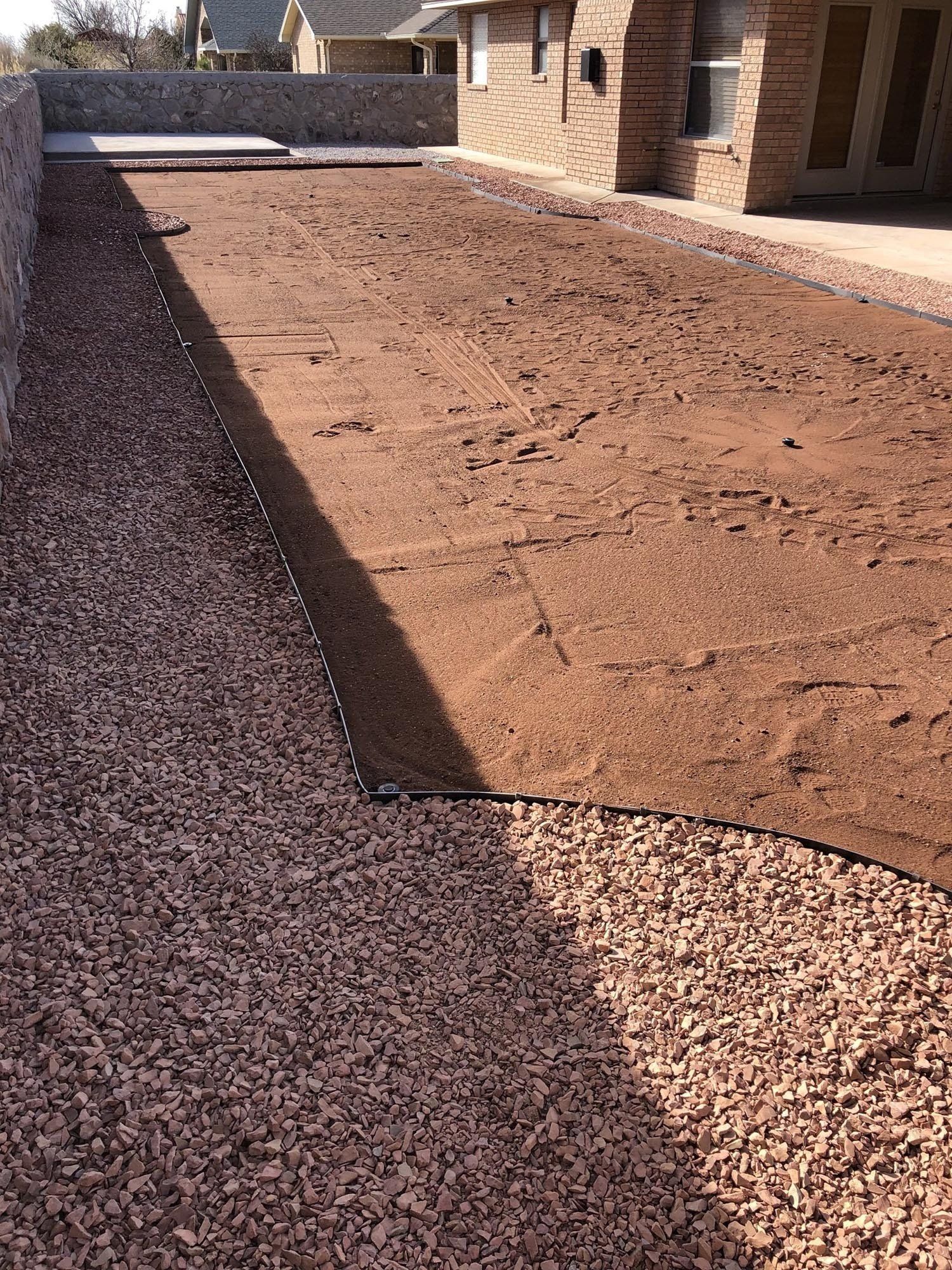 Rock Scaping Project — Alamogordo, NM — David's Landscaping Design LLC