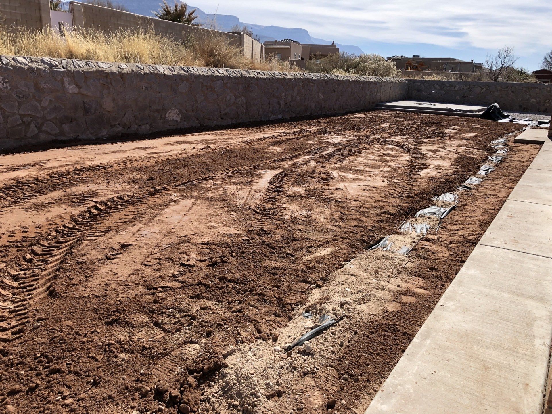 Preparing for Landscaping— Alamogordo, NM — David's Landscaping Design LLC