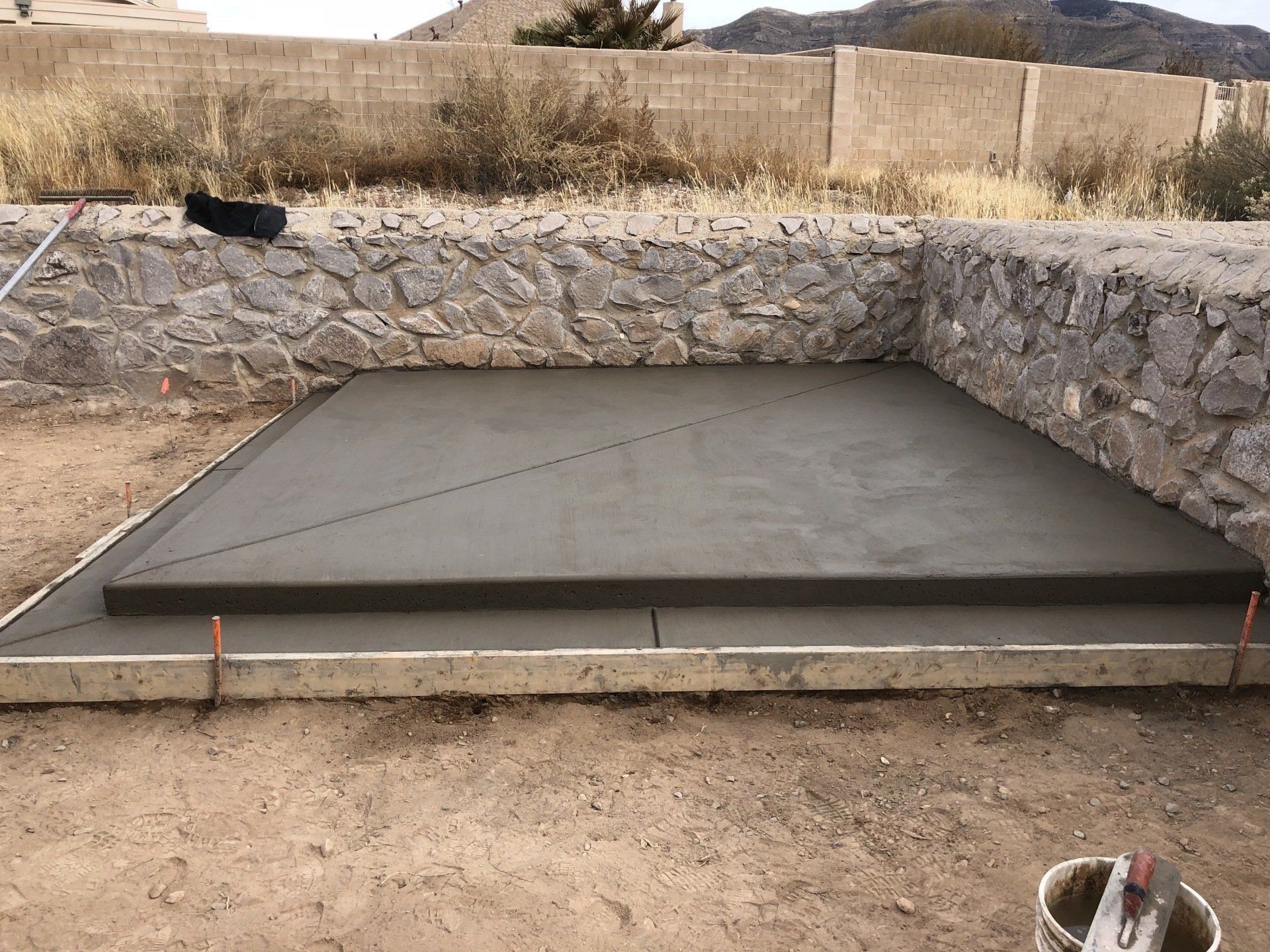 Paving Garden Project — Alamogordo, NM — David's Landscaping Design LLC