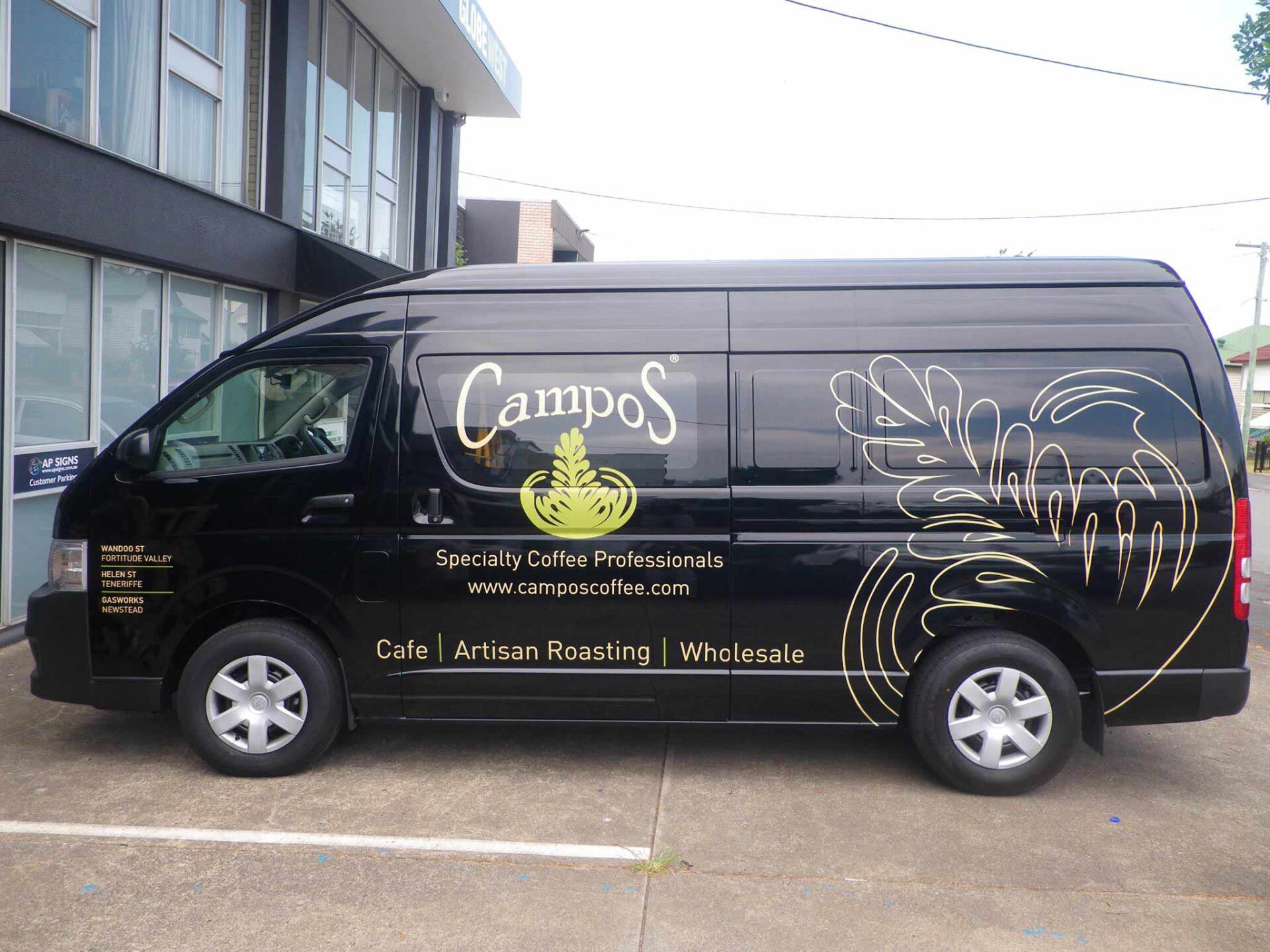 Campos vehicle wrap | Kallangur, QLD | AP Signs