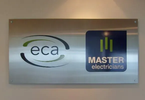 Eca master electricians signage | Kallangur, QLD | AP Signs