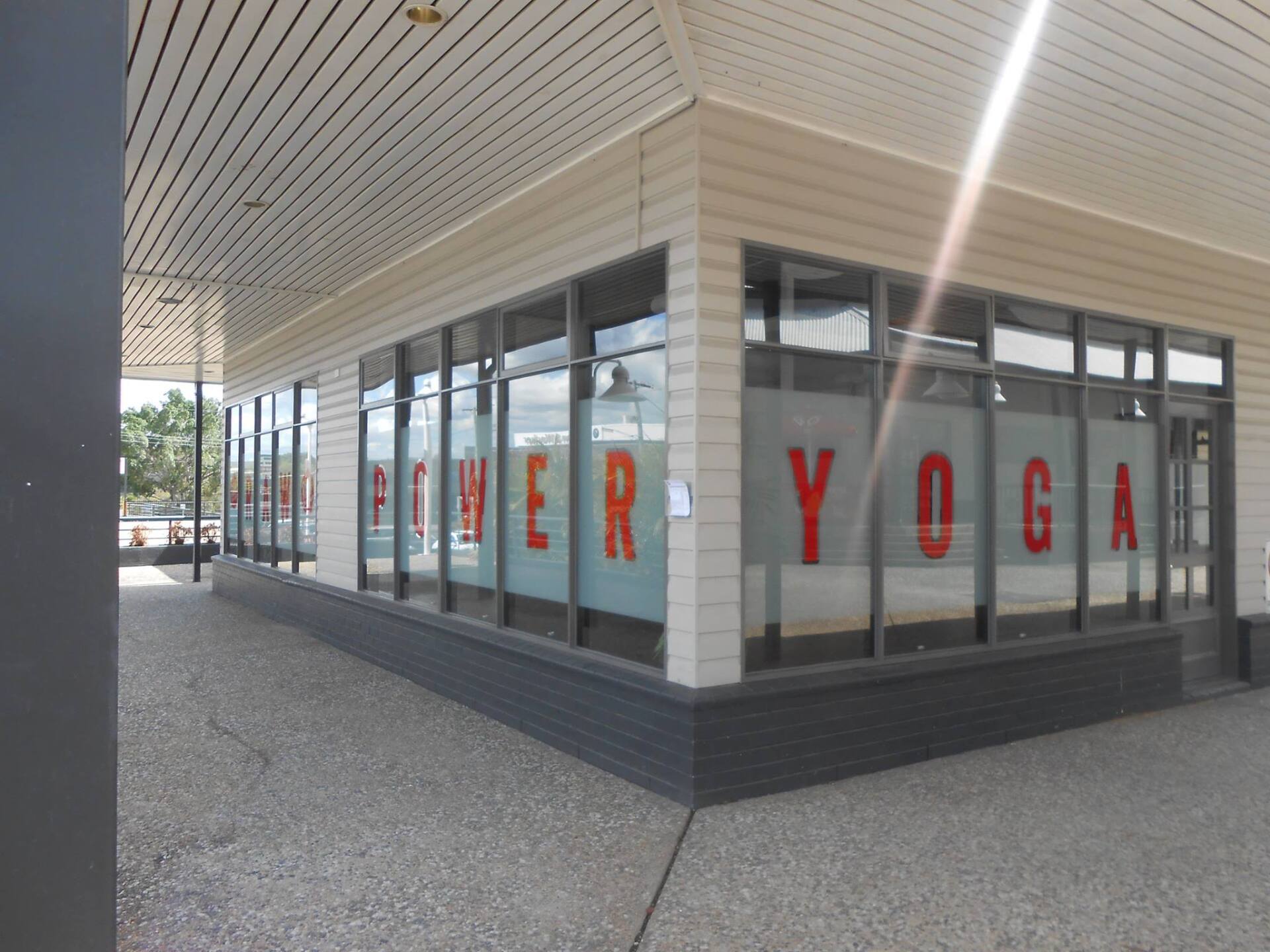 Power yoga window signage | Kallangur, QLD | AP Signs