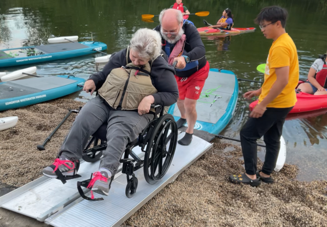 Loading adaptive paddle board