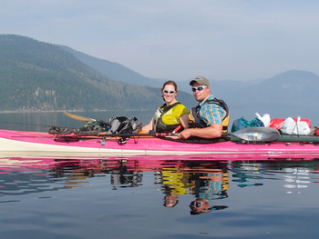 Sea kayak trip