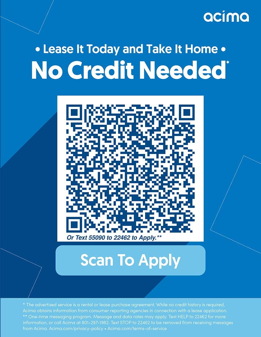 A qr code that says lease it today and take it home
