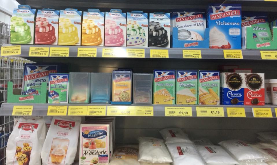 Vendita prodotti dolciari