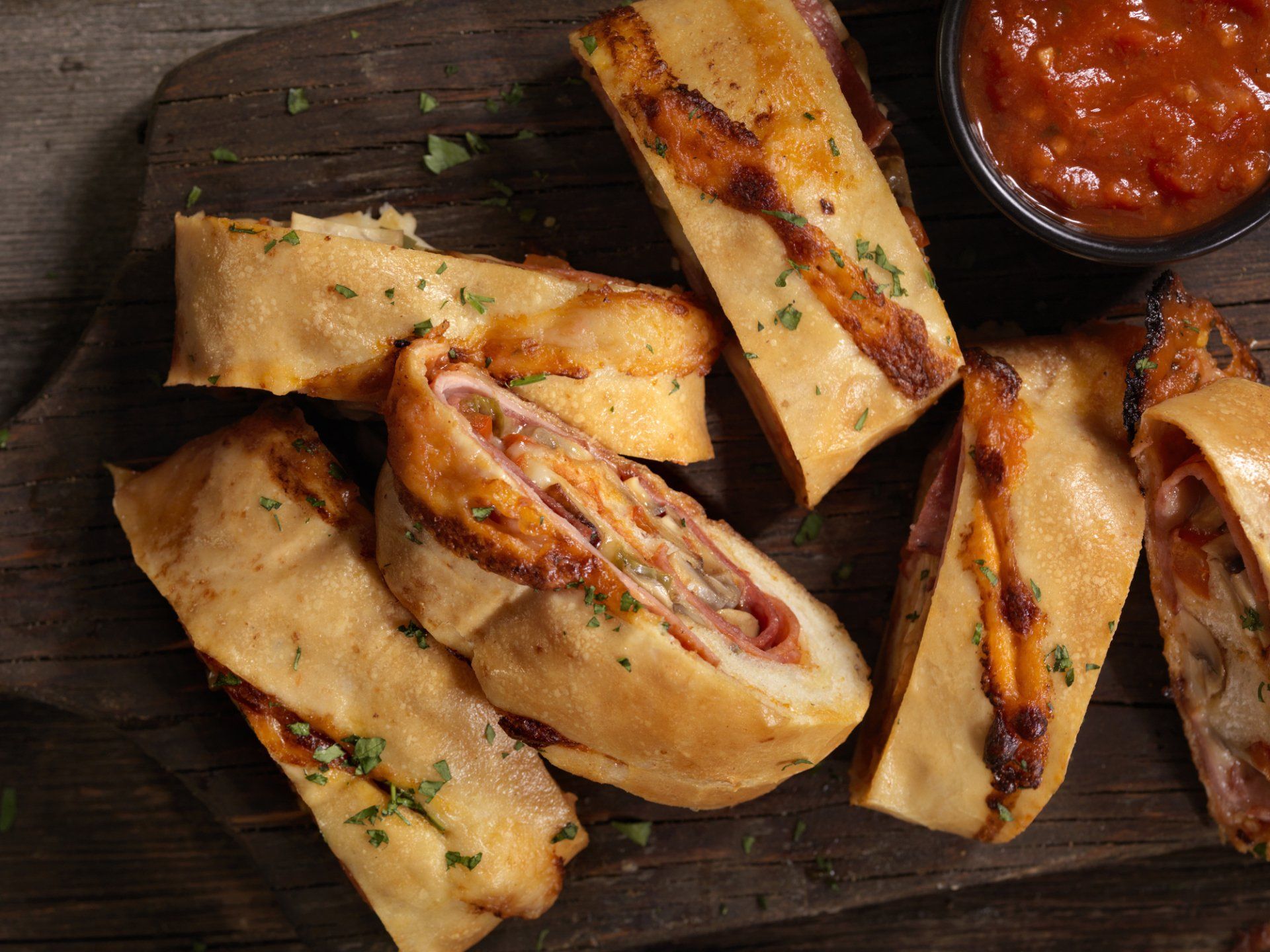 Stromboli with Pepperoni — Cherry Hill, NJ — Cacia's Bakery