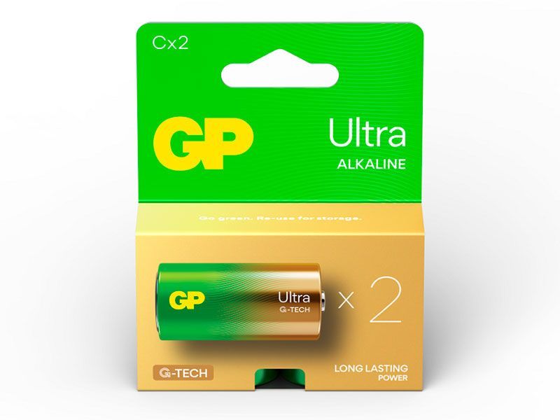Pila Alcalina GP Ultra C 1.5V Blister X 2 - GP14AUamgimportadora.com