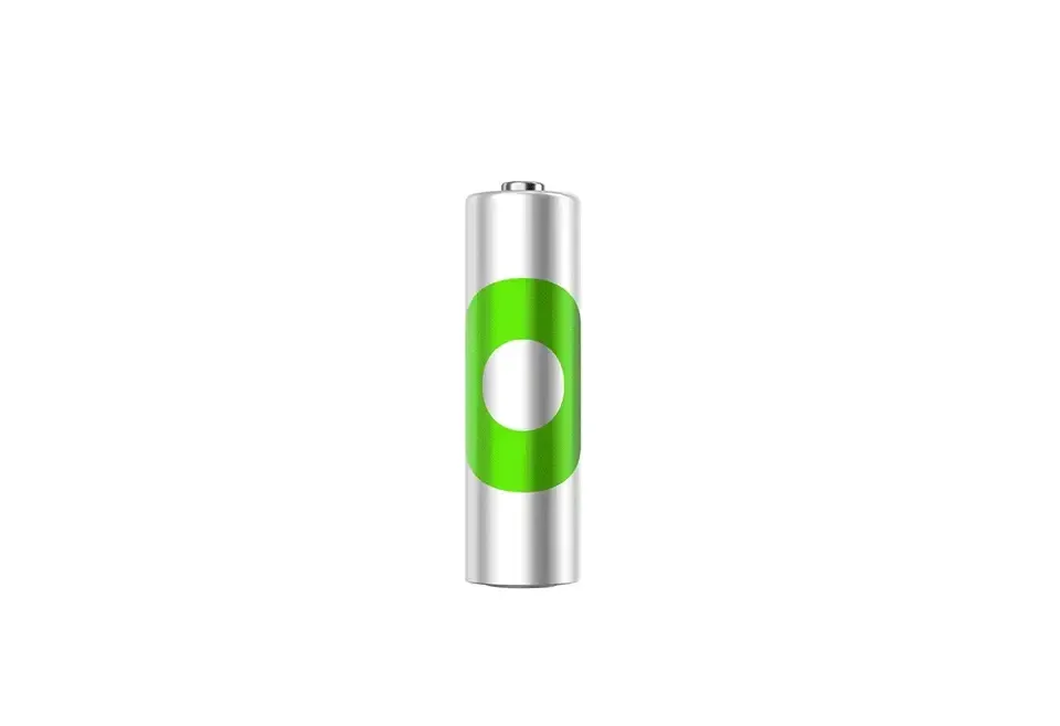 Se está cargando una batería con un círculo verde alrededor.