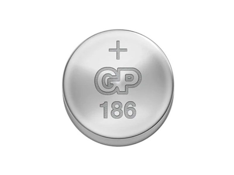 Pila Alcalina Botón GPBatteries 186 A (LR43) 1,5V - GP186-C10 amgimportadora.com