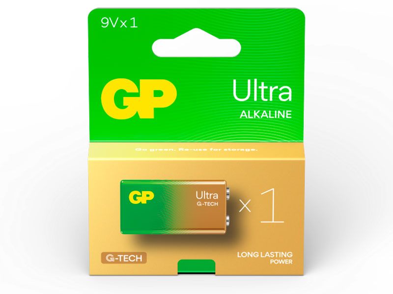 Pila Alcalina GP Ultra 9v Blister X 1 - GP1604AUC1 amgimportadora.com