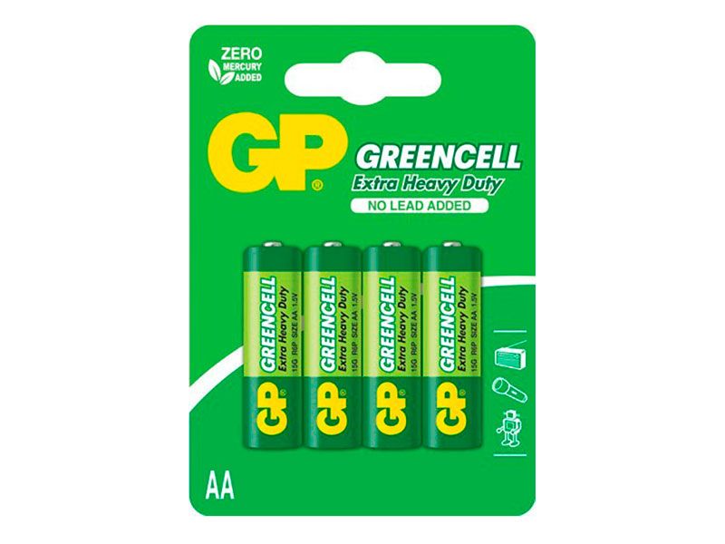 Pila Manganeso Grencell GPBatteries AA 1.5V - GP15GS2 amgimportadora.com