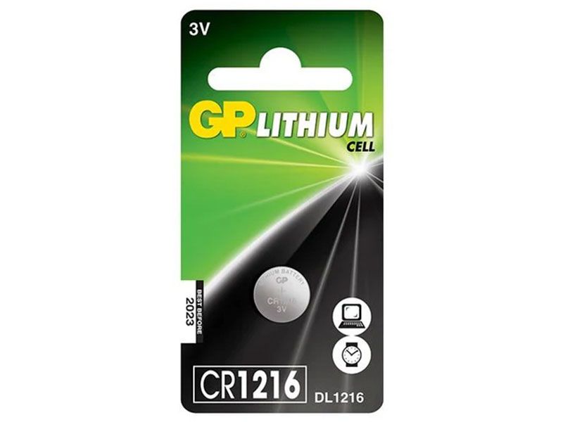 Pila de Botón de Litio GPBatteries - GPCR1216 - C5 amg importadora