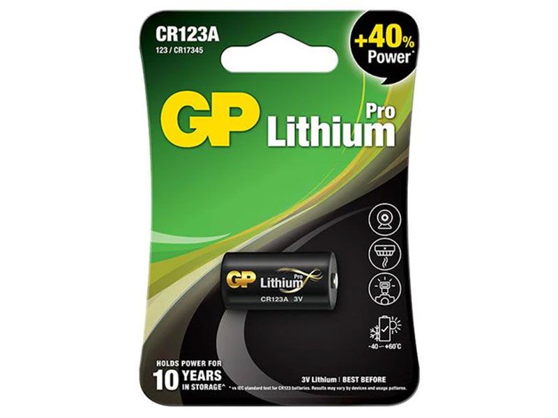 Pila de Litio Pro GPBatteries - GPCR123A- C1 amg importadora