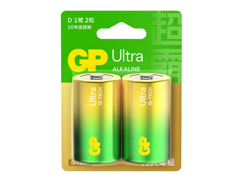 PILA ALKALINE GP ULTRA D 1.5V BLISTER X 2 GP13AUC2 amgimportadora.com