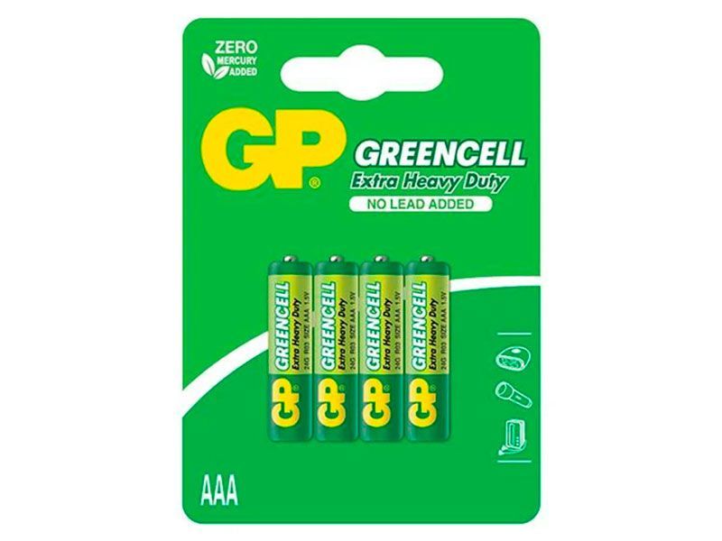 Pila Manganeso Grencell GPBatteries AAA 1.5V - 03 GP24GS2 amgimportadora.com