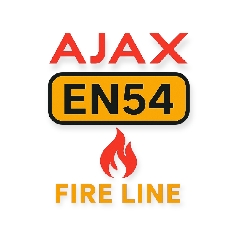 AJAX zwarte draadloze rookmelder EN54 met sirene