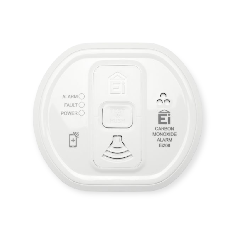 Koolmonoxidemelder Ei 208 WRF batterij draadloos koppelen