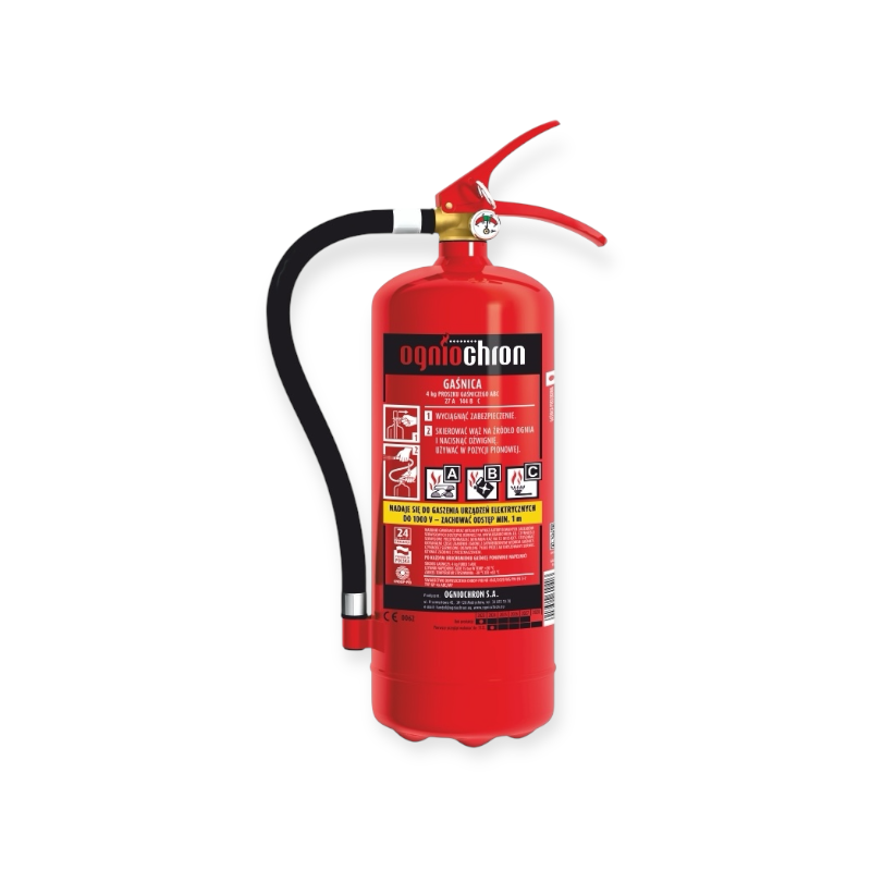 Nofire 4 kilo poederblusser met manometer