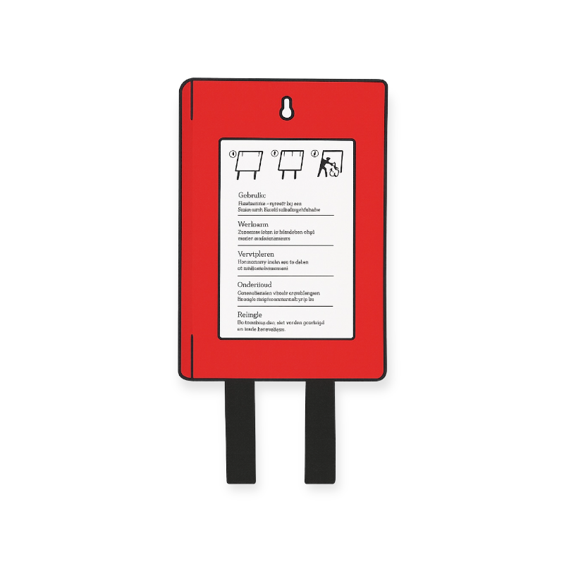 Nofire blusdeken hardcover 120 x 120 cm