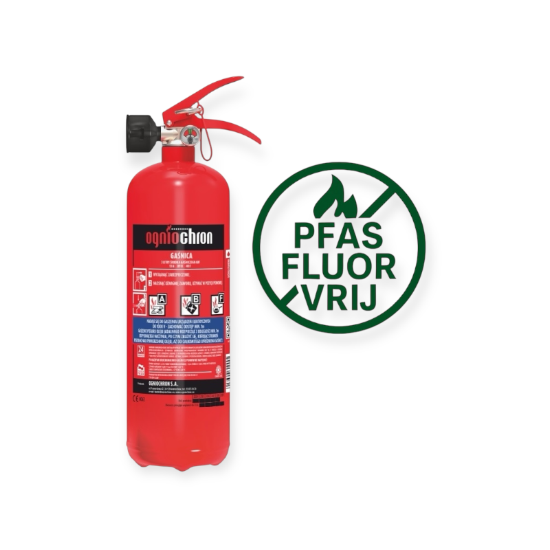 Nofire schuimblusser 3 liter PFAS en fluor vrij