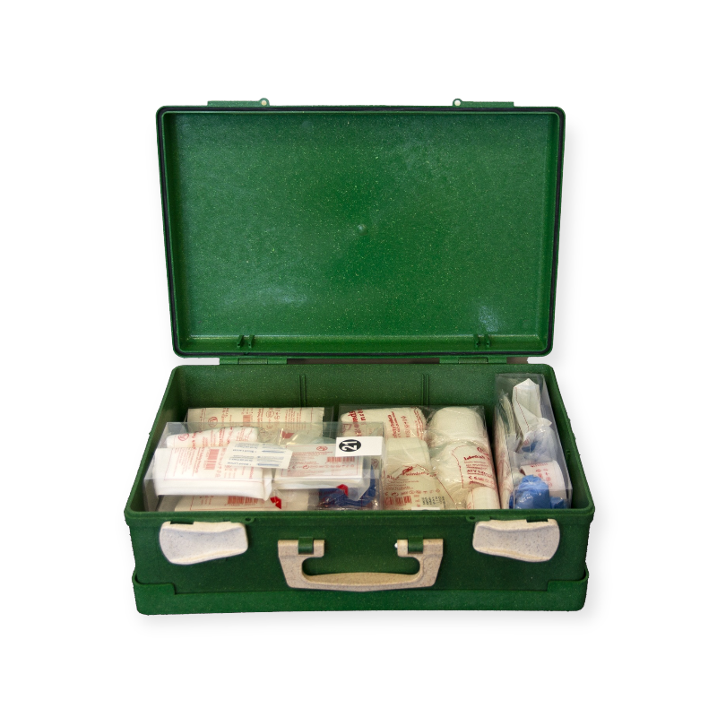 Nofire verbandkoffer Oranje Kruis milieuvriendelijk groen