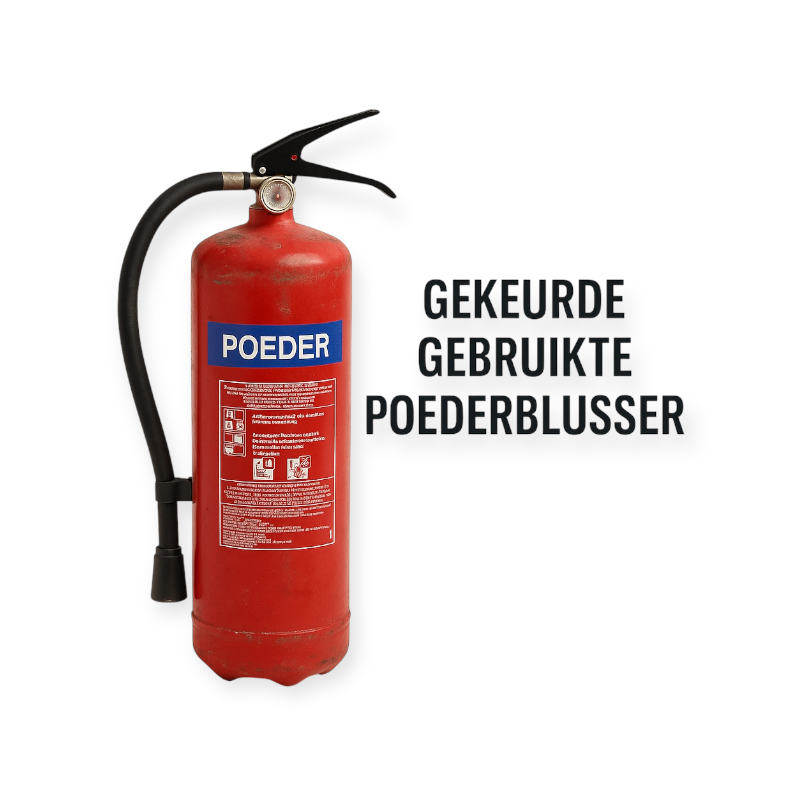 Tweedehands 6 kg poederblusser