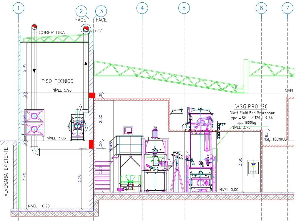 Layout de máquinas e equipamentos - indústria farmacêutica foto 2