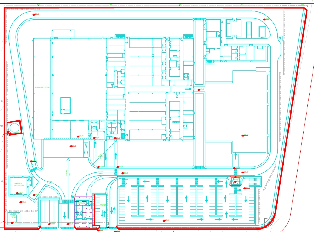 Projeto arquitetura - indústria farmacêutica