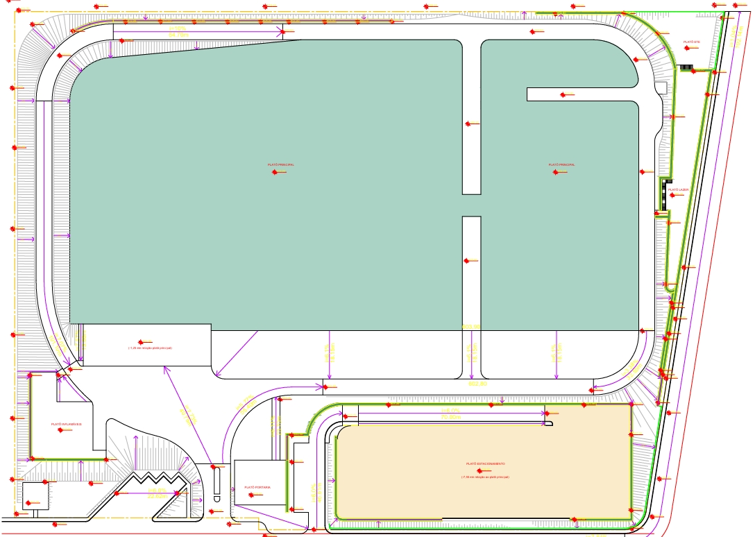 Projeto terraplenagem - indústria farmacêutica